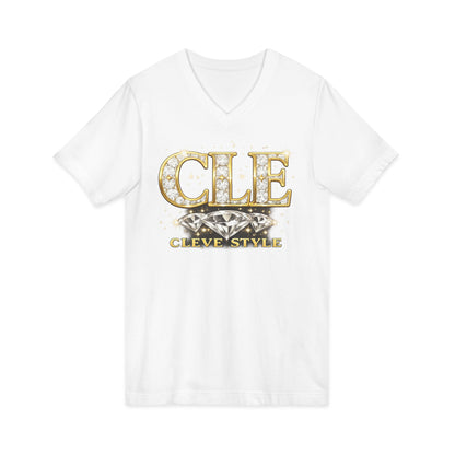 CLE 'Cleve Style' V-Neck Tee - Cleveland City Pride Graphic Shirt
