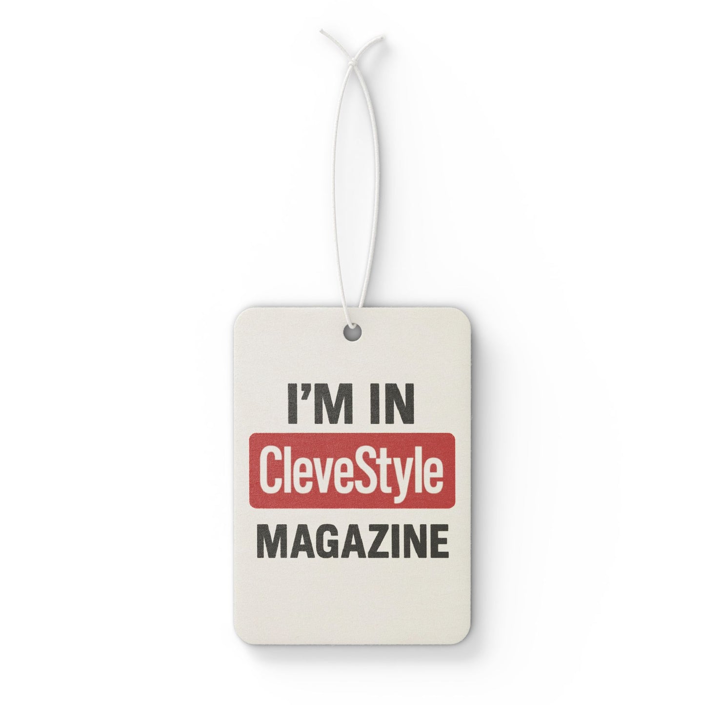 Trendy Car Air Freshener - I'm in CleveStyle Magazine, Cute Car Decor, Gift for Drivers, Fresh Scents for Cars