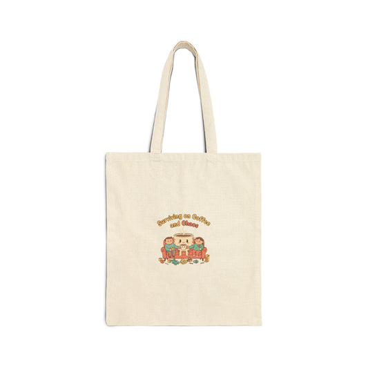 Morning Chaos Mom Tote | Parenting Morning Humor, coffee & kids