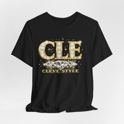 CLE Bling Tee - "Cleve Style" Diamond Graphic T-Shirt