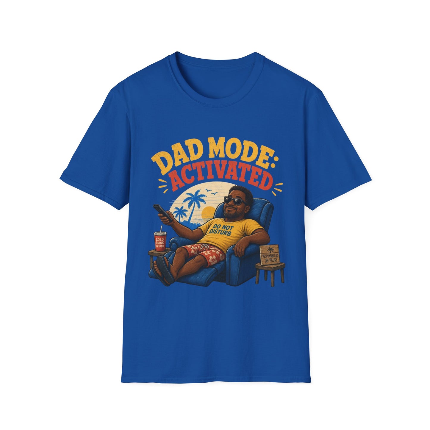 Dad Mode Activated T-Shirt – Funny Relaxed Father Graphic Tee