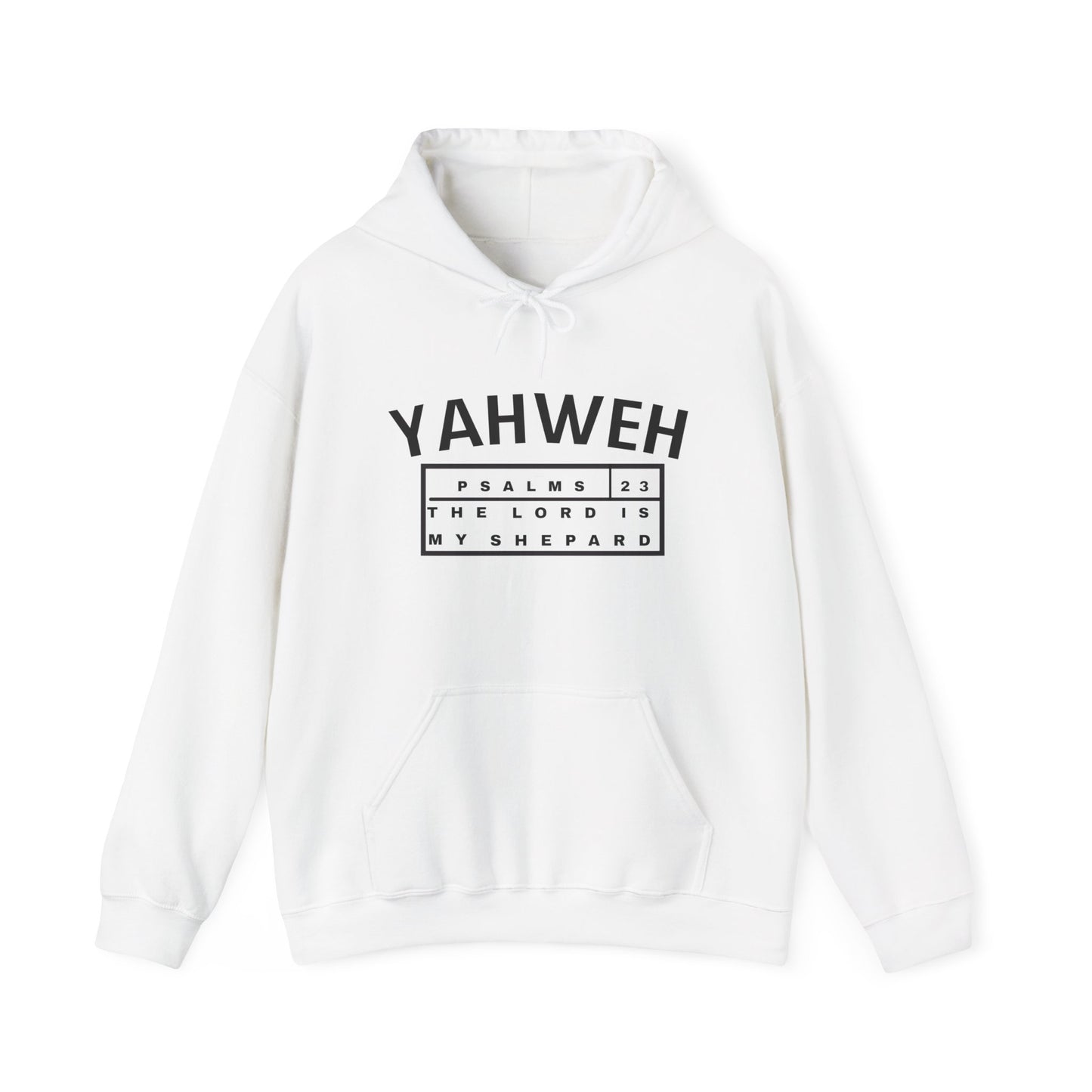 Yahweh Psalms 23 Hoodie – "The Lord is My Shepherd" Faith Sweatshirt
