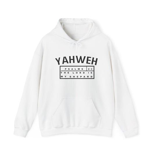 Yahweh Psalms 23 Hoodie – "The Lord is My Shepherd" Faith Sweatshirt