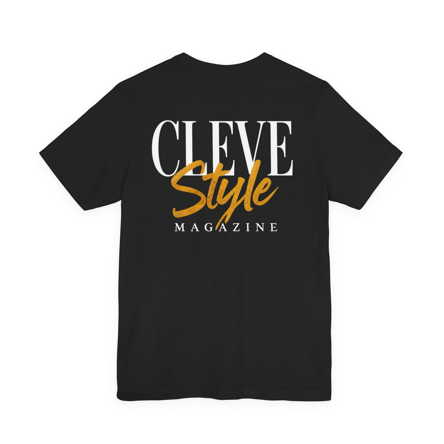 Cleve Style Magazine T-Shirt — Retro Bold Back Print