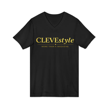 Unisex Jersey Short Sleeve V-Neck Tee