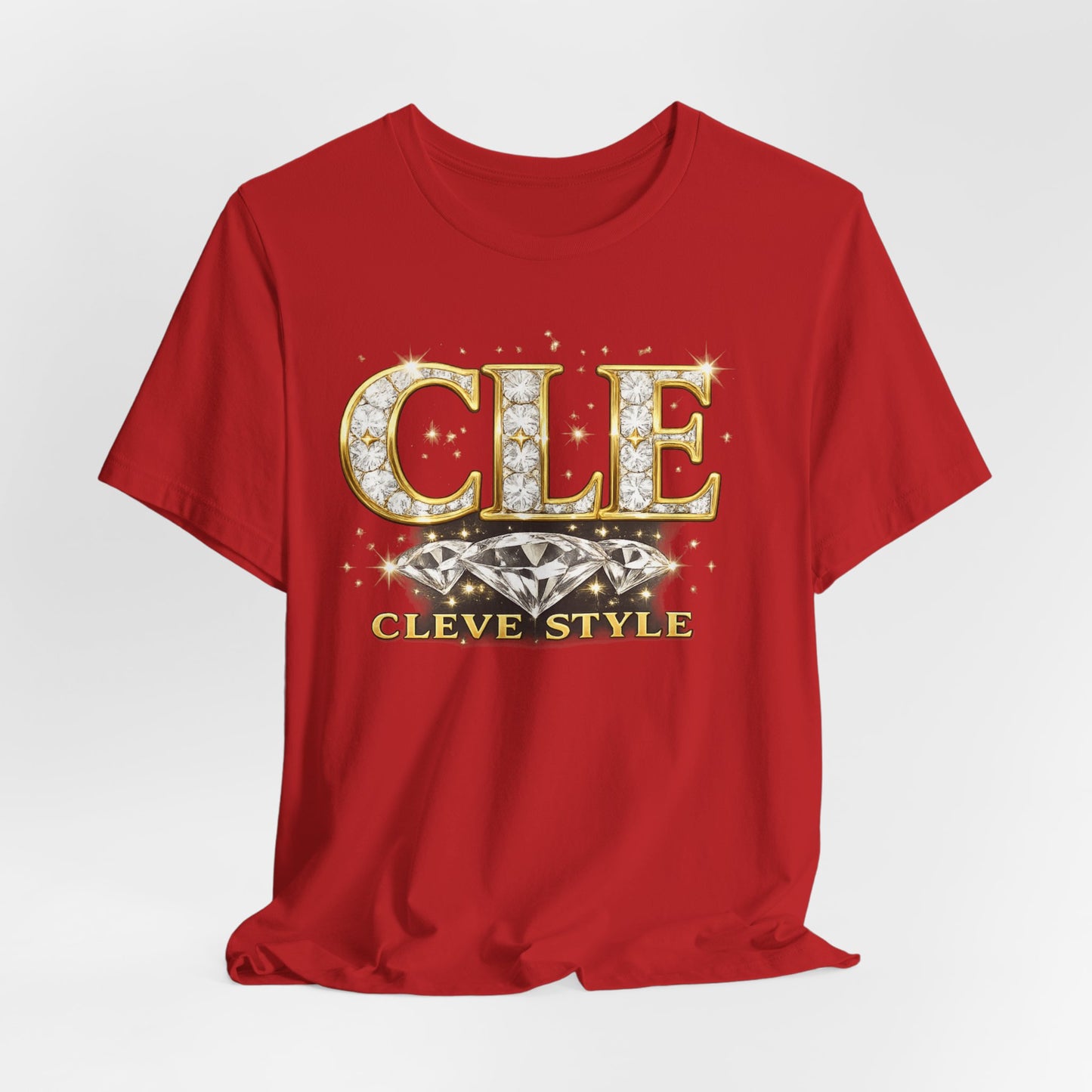 CLE Bling Tee - "Cleve Style" Diamond Graphic T-Shirt