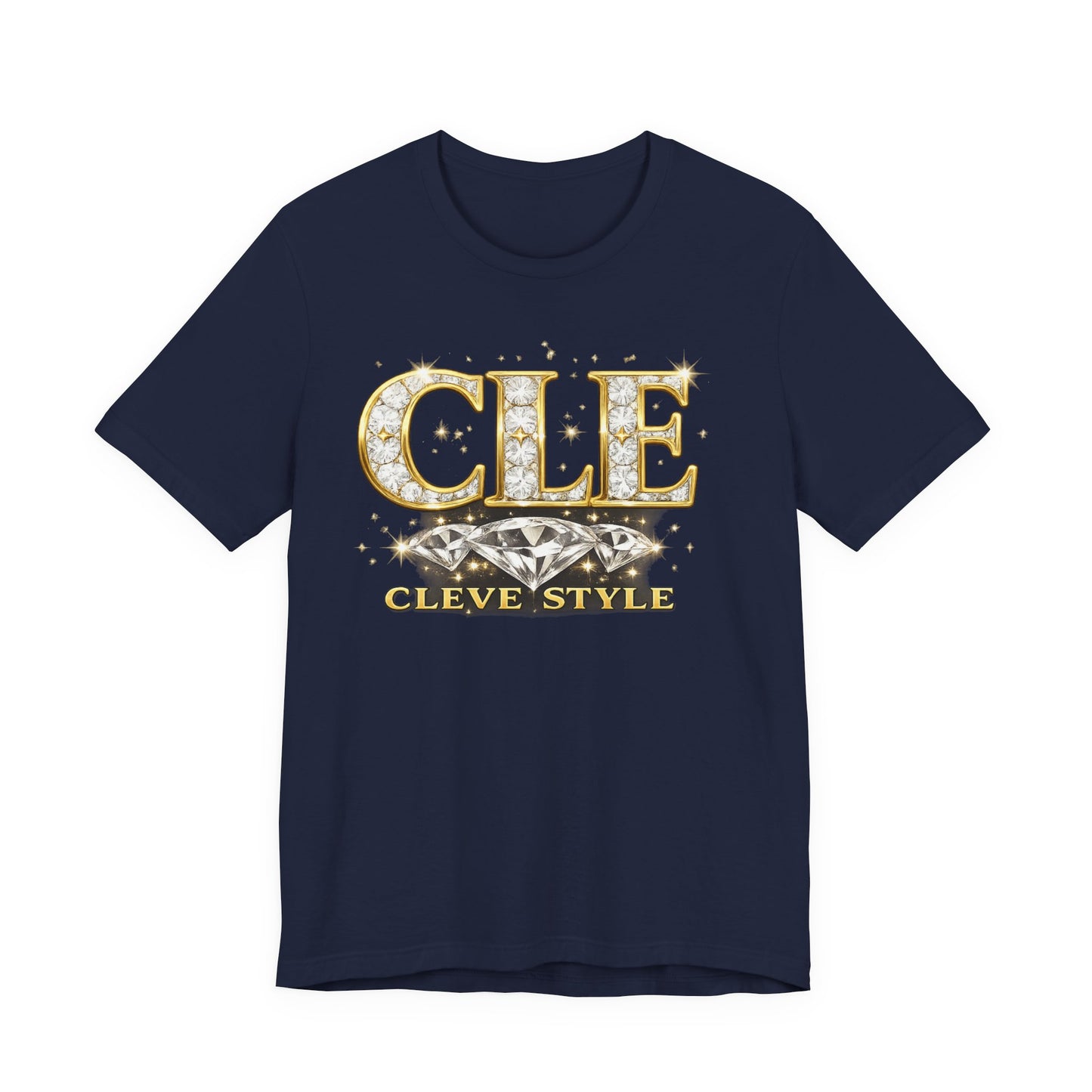 CLE Bling Tee - "Cleve Style" Diamond Graphic T-Shirt