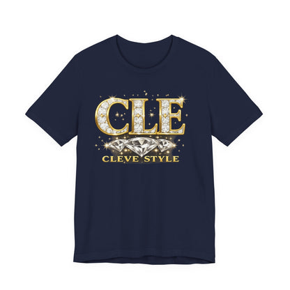 CLE Bling Tee - "Cleve Style" Diamond Graphic T-Shirt