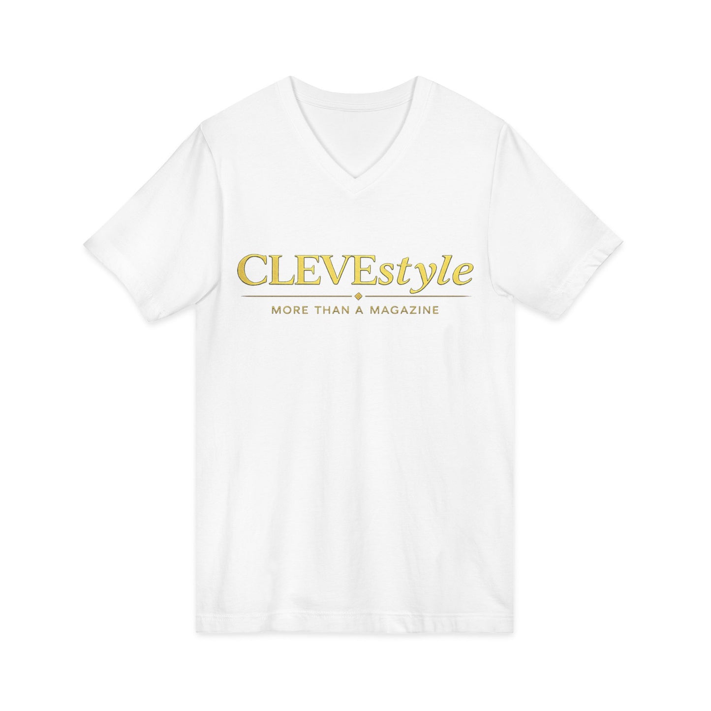 Unisex Jersey Short Sleeve V-Neck Tee