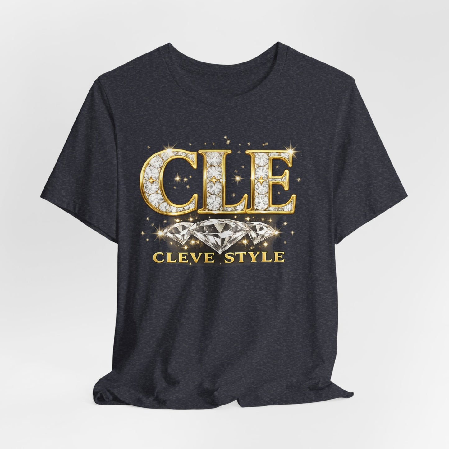 CLE Bling Tee - "Cleve Style" Diamond Graphic T-Shirt