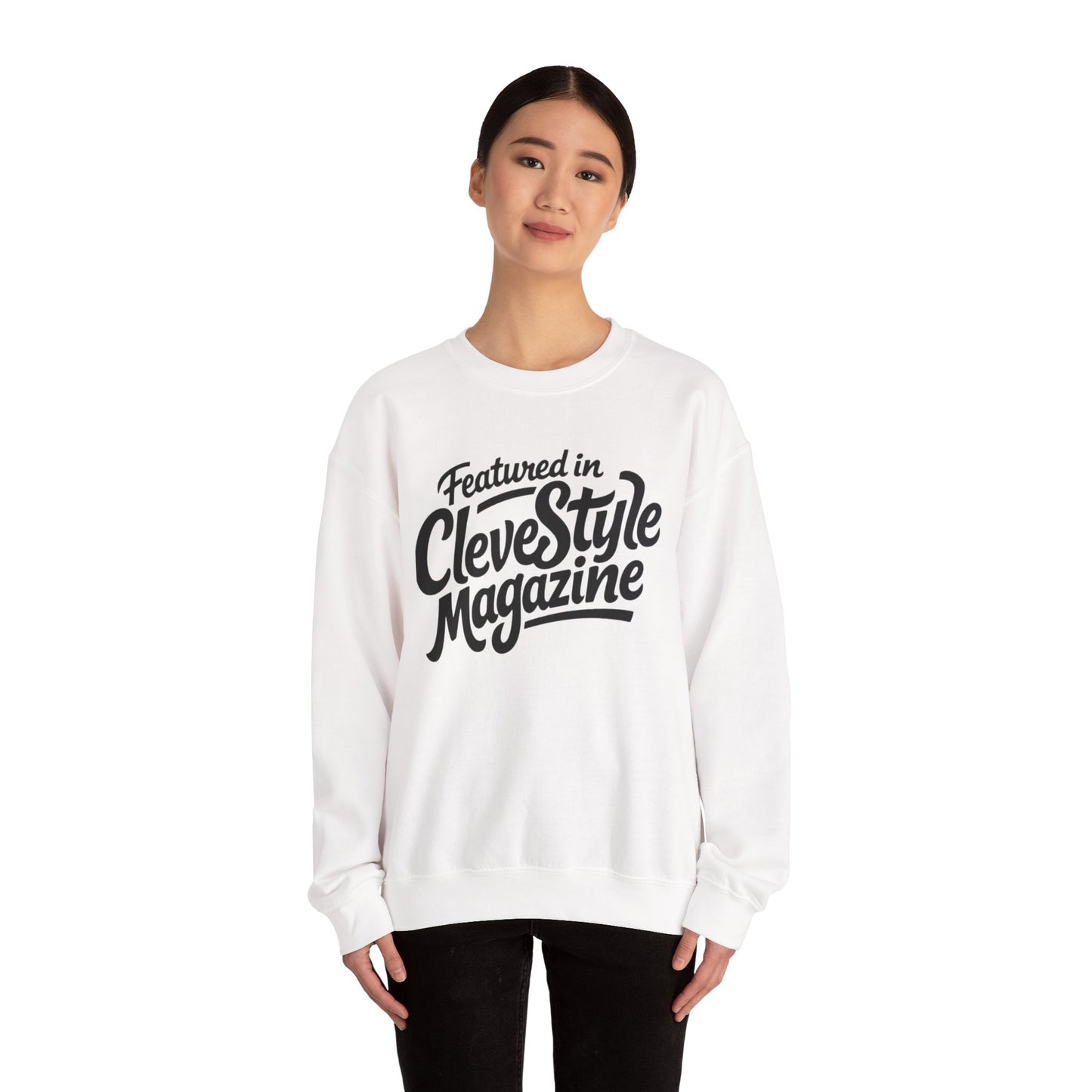 Copy of Copy of Featured in CleveStyle Magazine Crewneck Sweatshirt