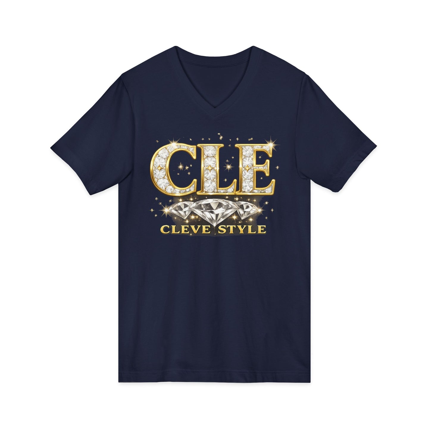 CLE 'Cleve Style' V-Neck Tee - Cleveland City Pride Graphic Shirt