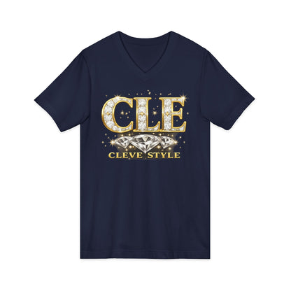 CLE 'Cleve Style' V-Neck Tee - Cleveland City Pride Graphic Shirt