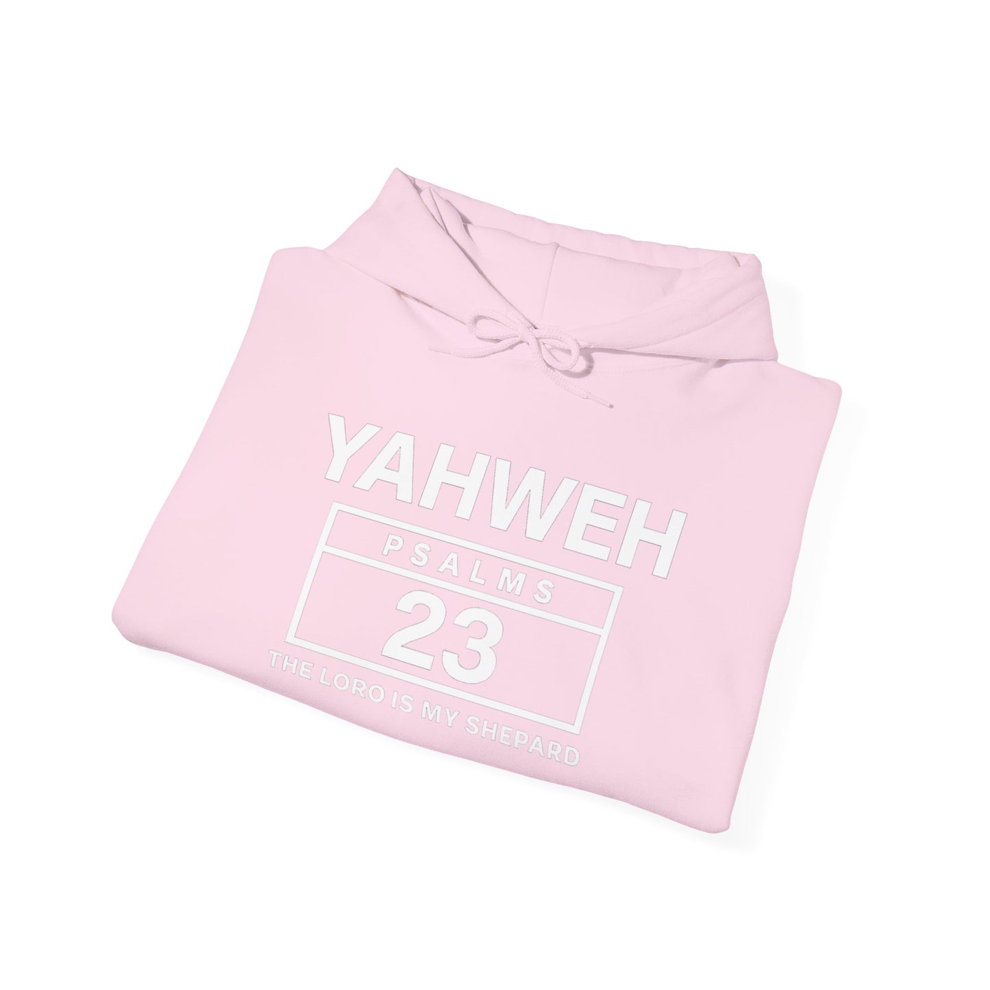 YAHWEH Psalms 23 Hoodie — "The Lord Is My Shepard" Christian Faith Sweatshirt
