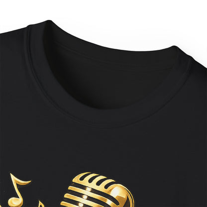 Cleveland Music Vintage Microphone Tee — "CleveStyle" Graphic Shirt