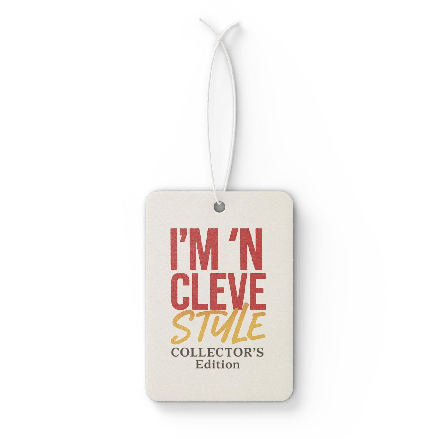 Car Air Freshener with 'I'm 'N Cleve Style' Design - Unique Aromatic Decor for Home and Auto, Collector's Edition, Gift for Friends, [...]