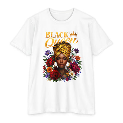 Black Queen Floral T-Shirt