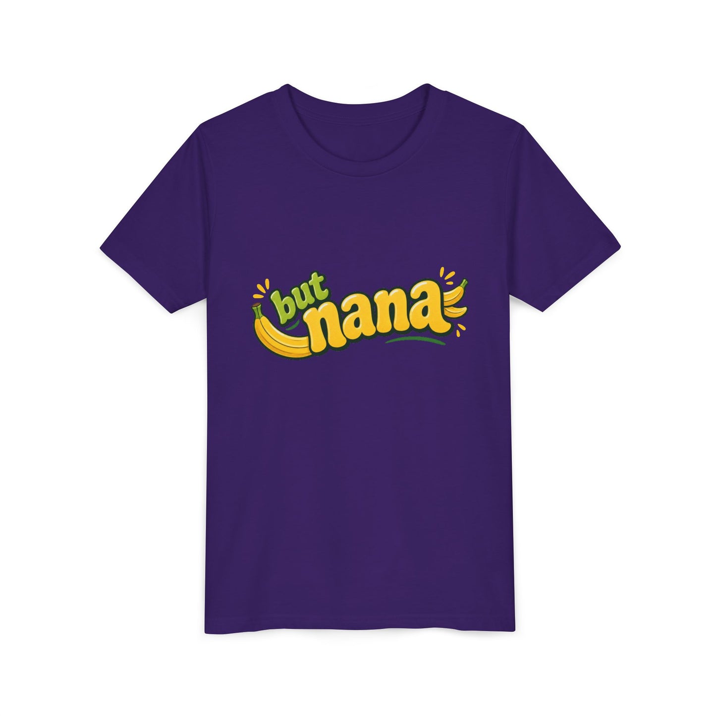 Youth Tee — "But Nana" Cute Banana Graphic Kids Shirt
