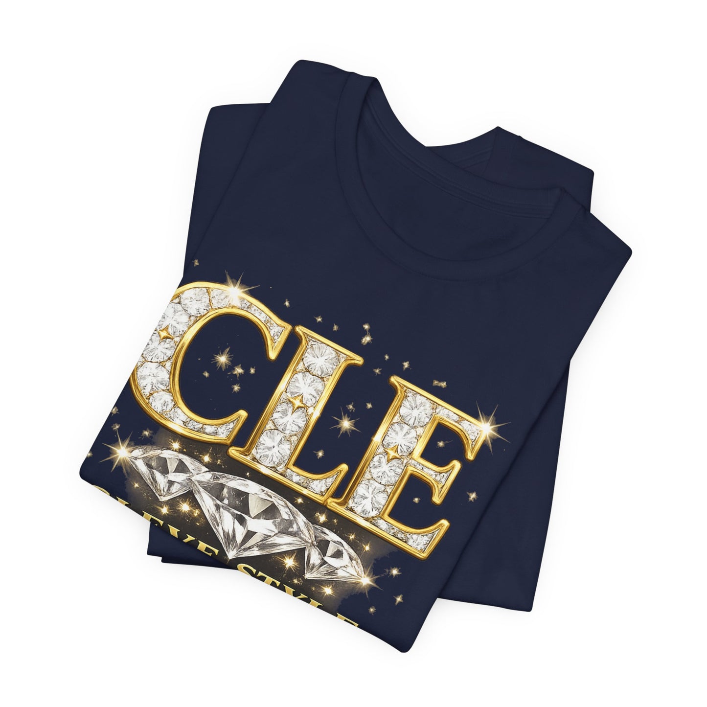 CLE Bling Tee - "Cleve Style" Diamond Graphic T-Shirt