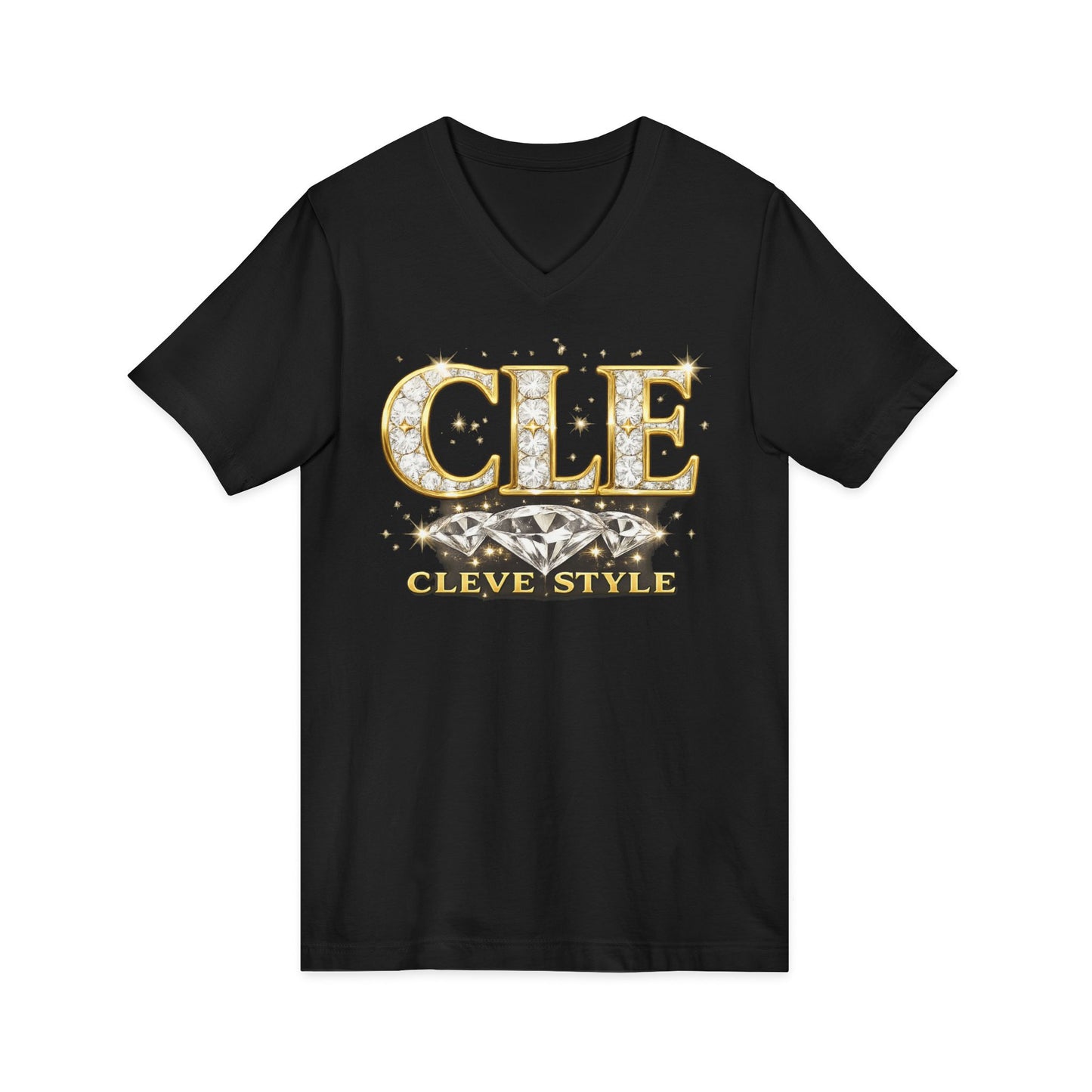 CLE 'Cleve Style' V-Neck Tee - Cleveland City Pride Graphic Shirt