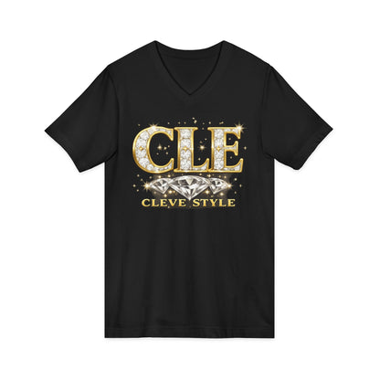 CLE 'Cleve Style' V-Neck Tee - Cleveland City Pride Graphic Shirt