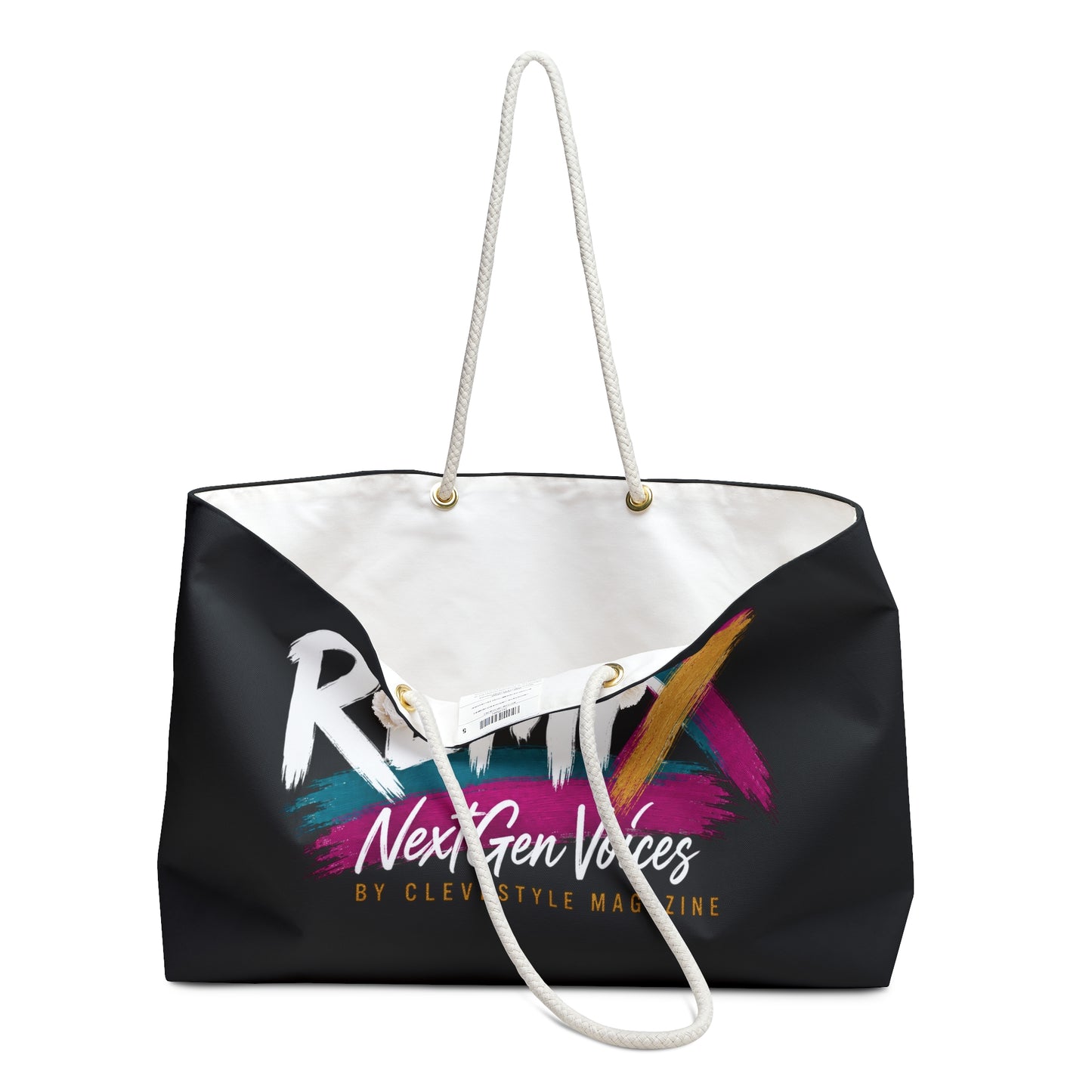 Weekender Bag — 'The Remix' Colorful Logo Travel Tote