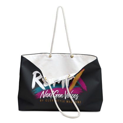 Weekender Bag — 'The Remix' Colorful Logo Travel Tote