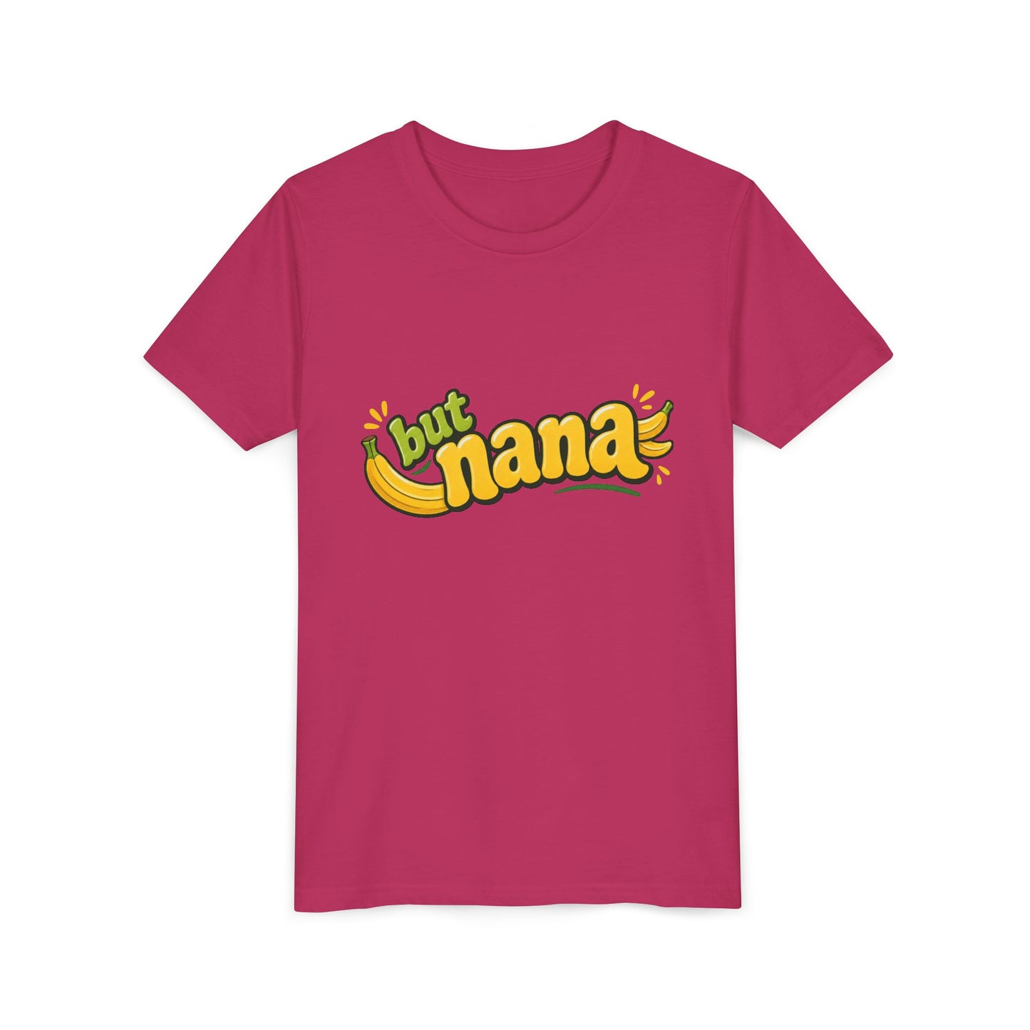 Youth Tee — "But Nana" Cute Banana Graphic Kids Shirt