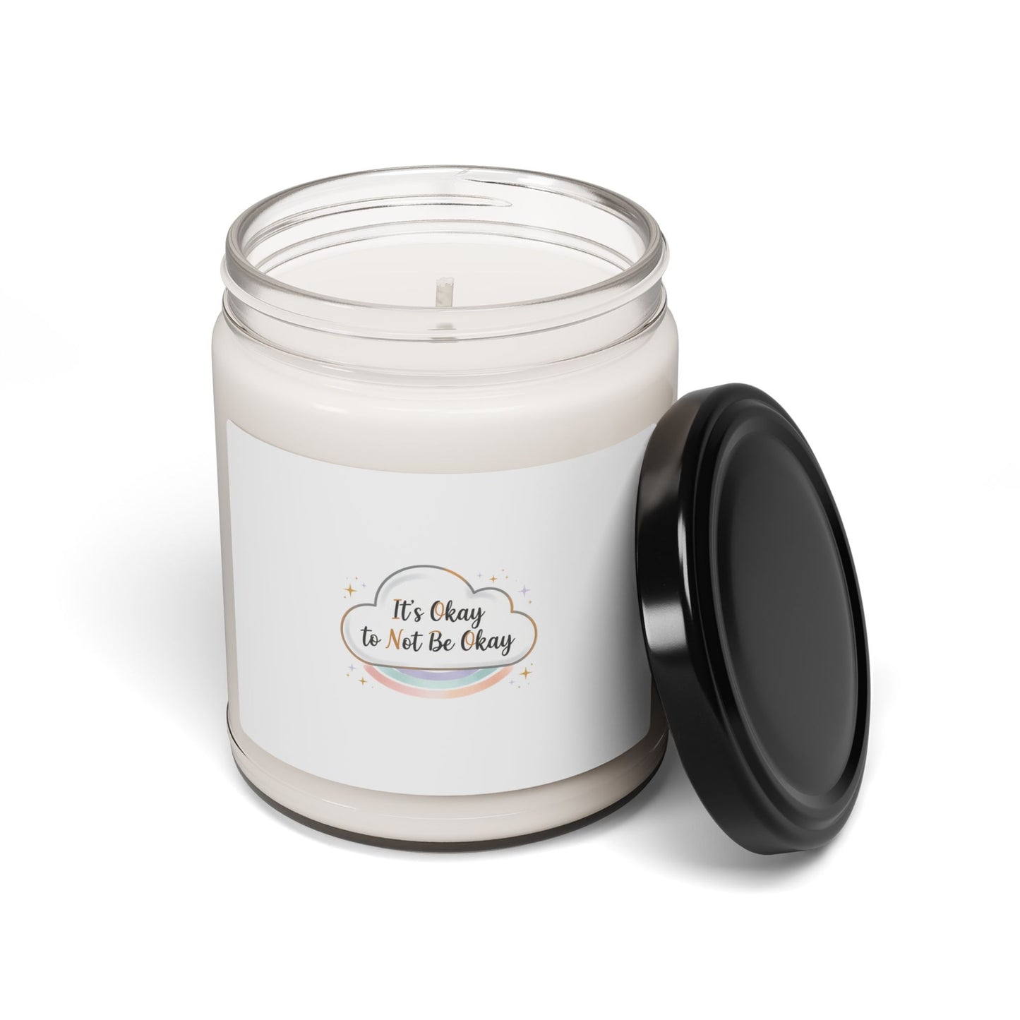 It's Okay to Not Be Okay Soy Candle | Mental Health Affirmation, Self Care