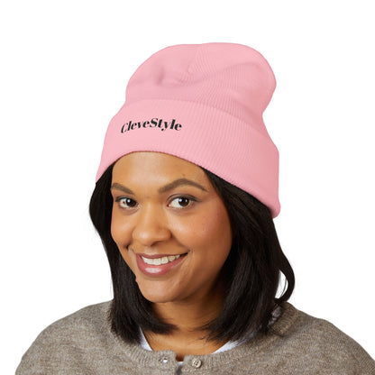 Classic Cuffed Beanie – Cozy Winter Accessory, Embroidered Gift, Fashion Beanie, Casual Headwear, Unisex Winterwear, Trendy Hat