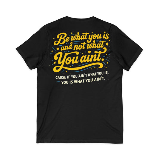 Unisex Jersey Short Sleeve V-Neck Tee