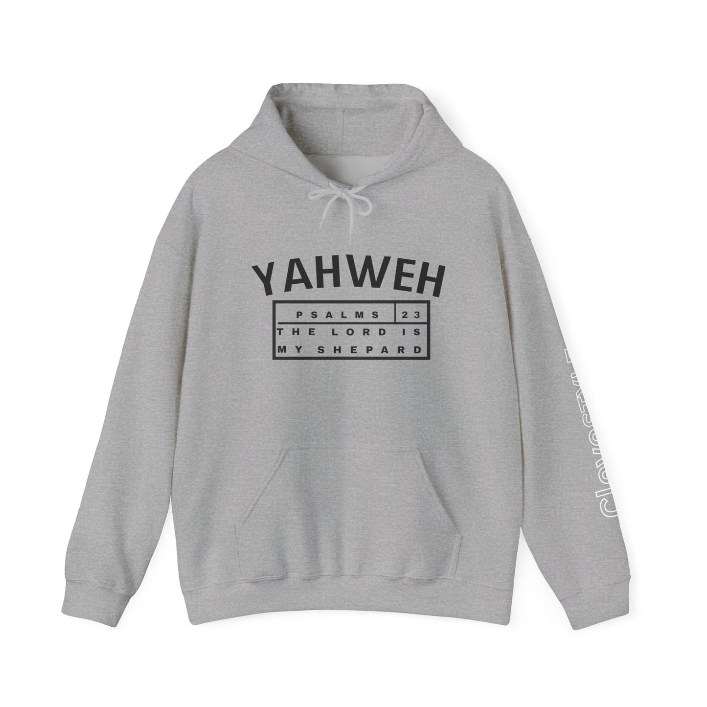 Yahweh Psalms 23 Hoodie – "The Lord is My Shepherd" Faith Sweatshirt