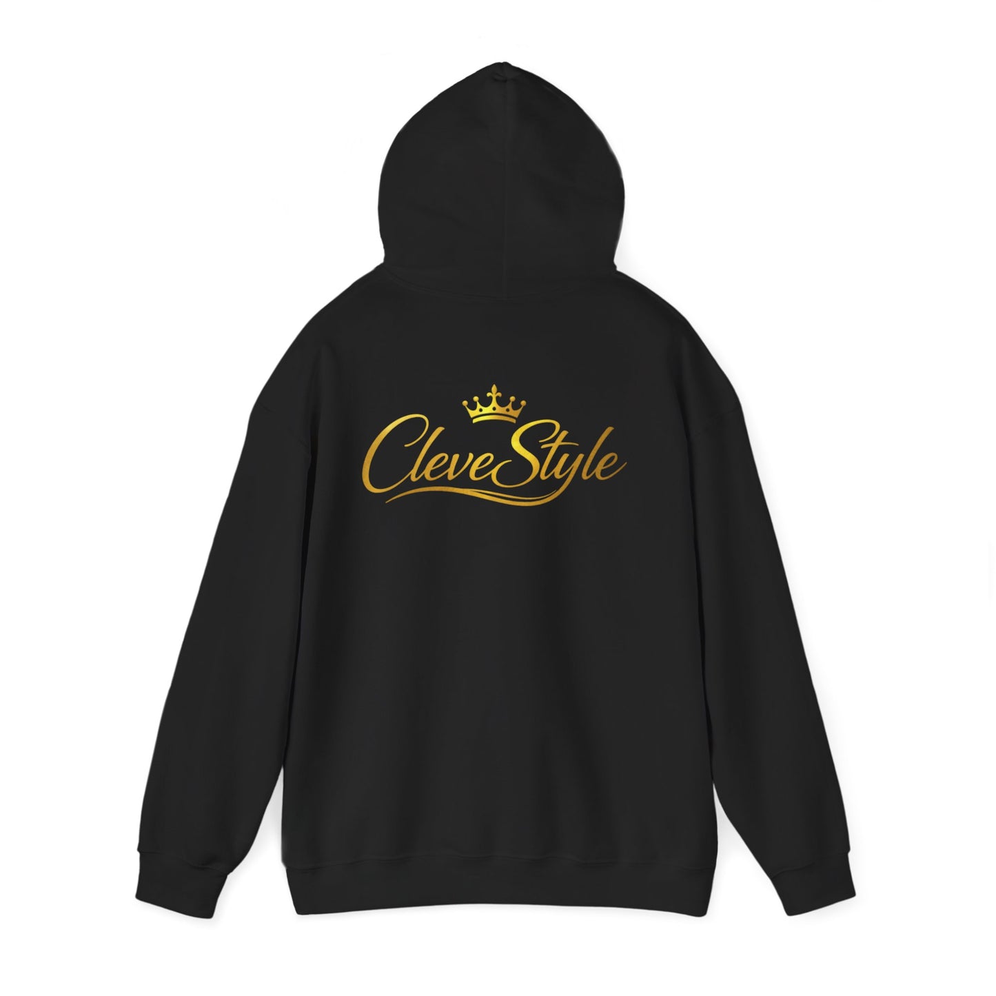 Copy of Clevestyle Gold Script Hoodie — Premium Logo Back Print