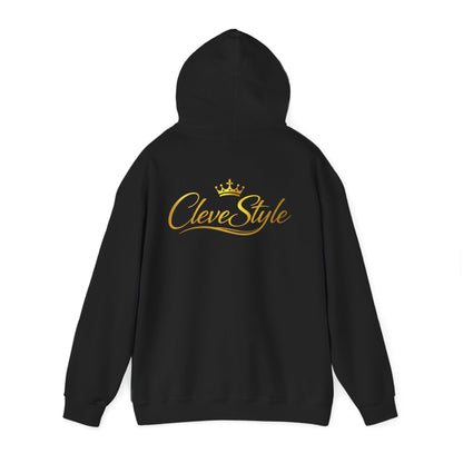 Copy of Clevestyle Gold Script Hoodie — Premium Logo Back Print