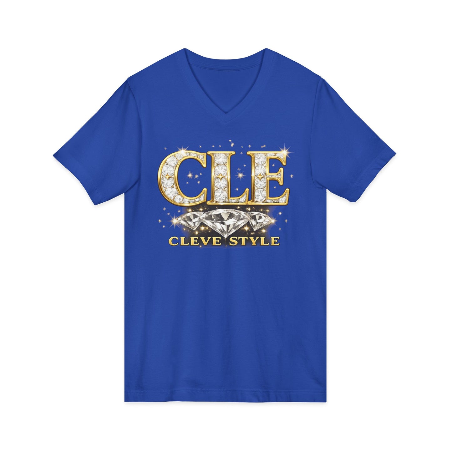 CLE 'Cleve Style' V-Neck Tee - Cleveland City Pride Graphic Shirt