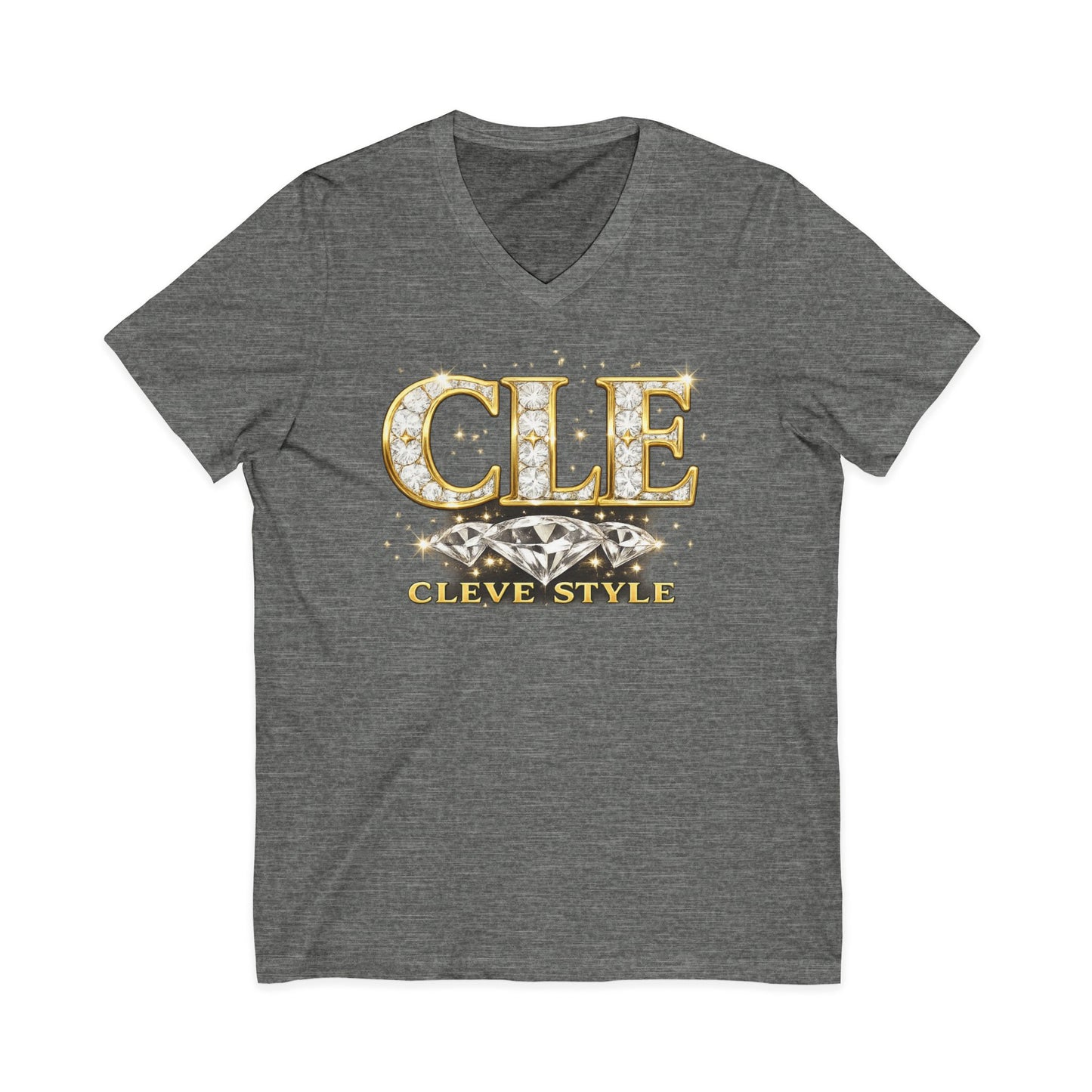 CLE 'Cleve Style' V-Neck Tee - Cleveland City Pride Graphic Shirt