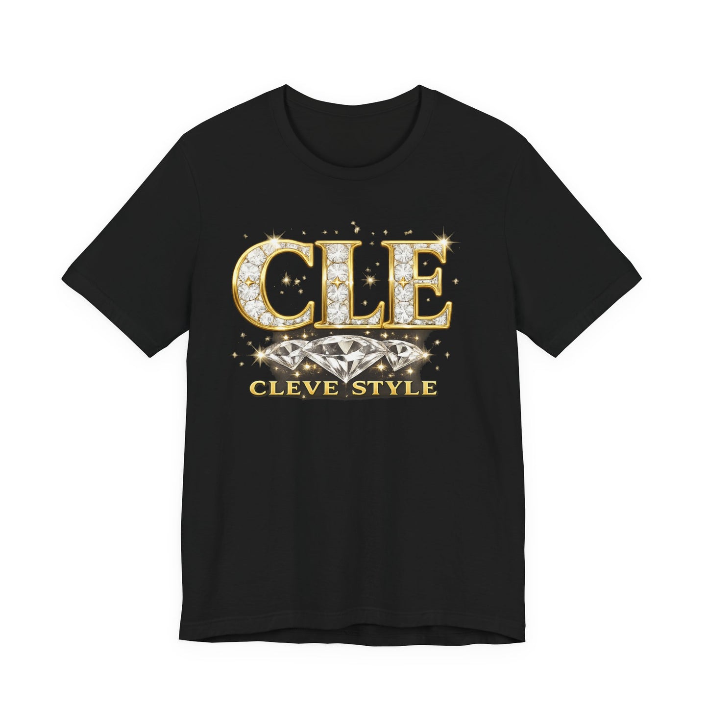 CLE Bling Tee - "Cleve Style" Diamond Graphic T-Shirt