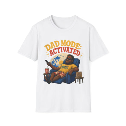 Dad Mode Activated T-Shirt – Funny Relaxed Father Graphic Tee