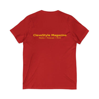 Cleveland Music Vintage Microphone V-Neck Tee