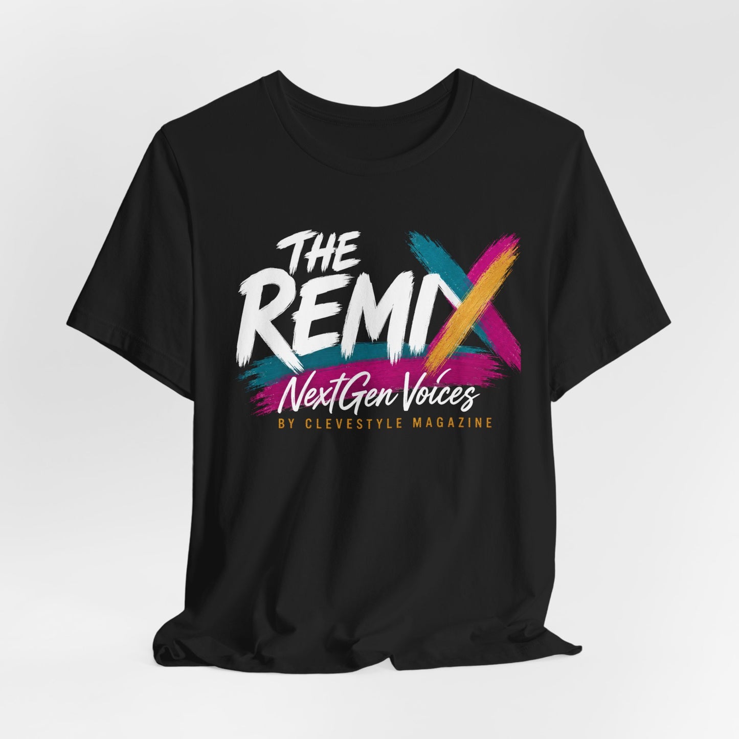 NextGen Vibes Tee — Colorful Brushstroke Logo T‑Shirt