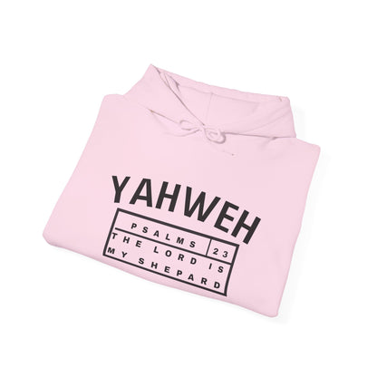 Yahweh Psalms 23 Hoodie – "The Lord is My Shepherd" Faith Sweatshirt
