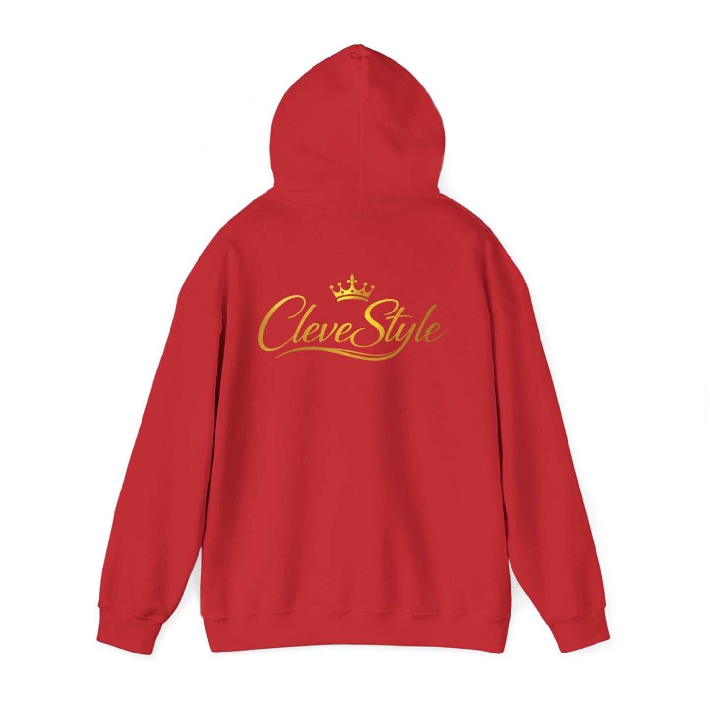 Copy of Clevestyle Gold Script Hoodie — Premium Logo Back Print