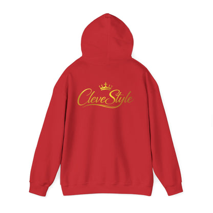 Copy of Clevestyle Gold Script Hoodie — Premium Logo Back Print