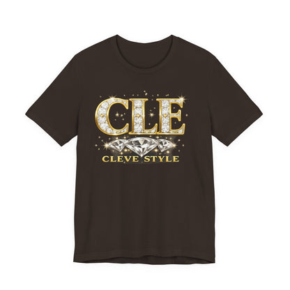 CLE Bling Tee - "Cleve Style" Diamond Graphic T-Shirt