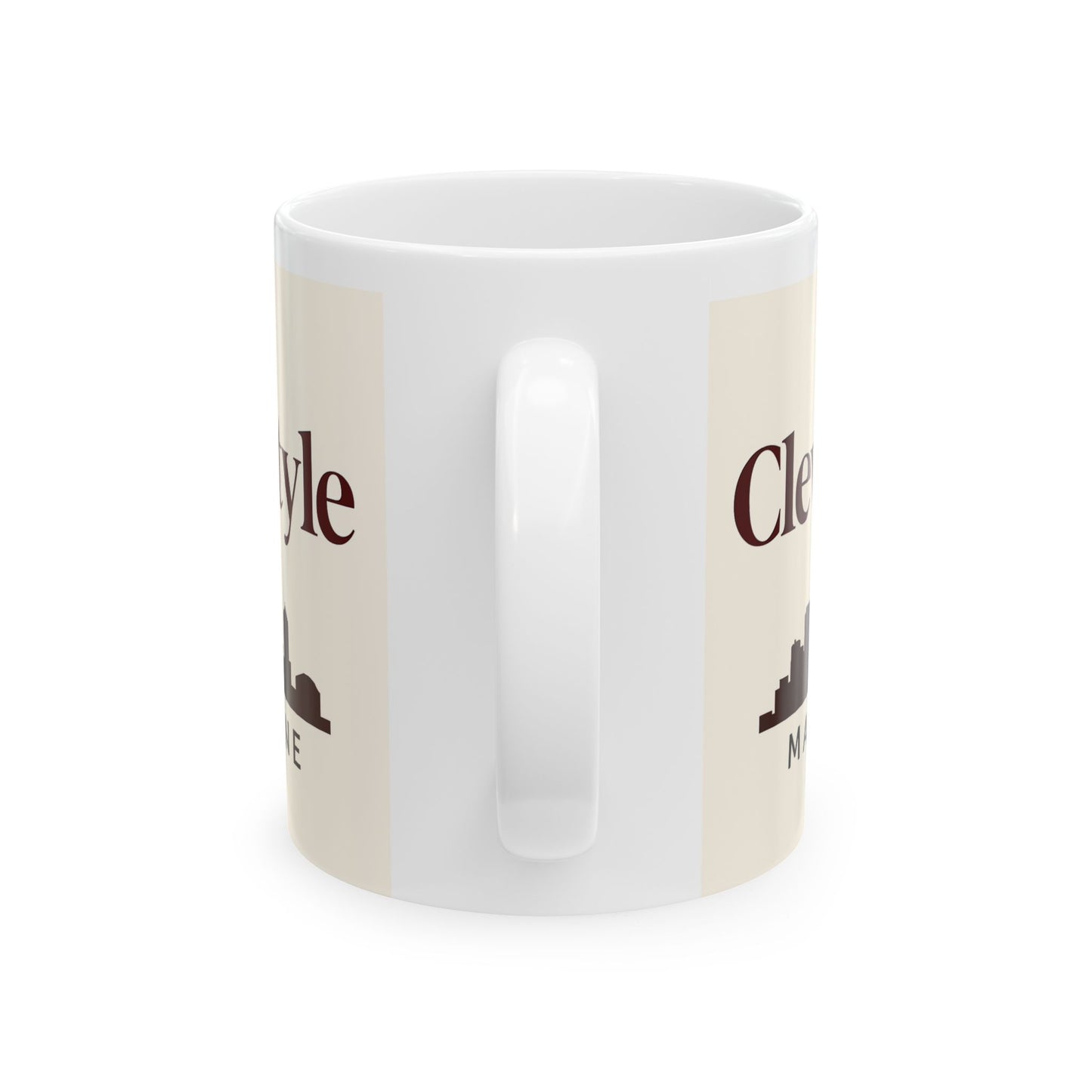Cleveland Skyline Ceramic Mug, City Lover's Gift, Coffee Mug, Home Decor, Magazine Branding, Unique Souvenir, Office Accessories