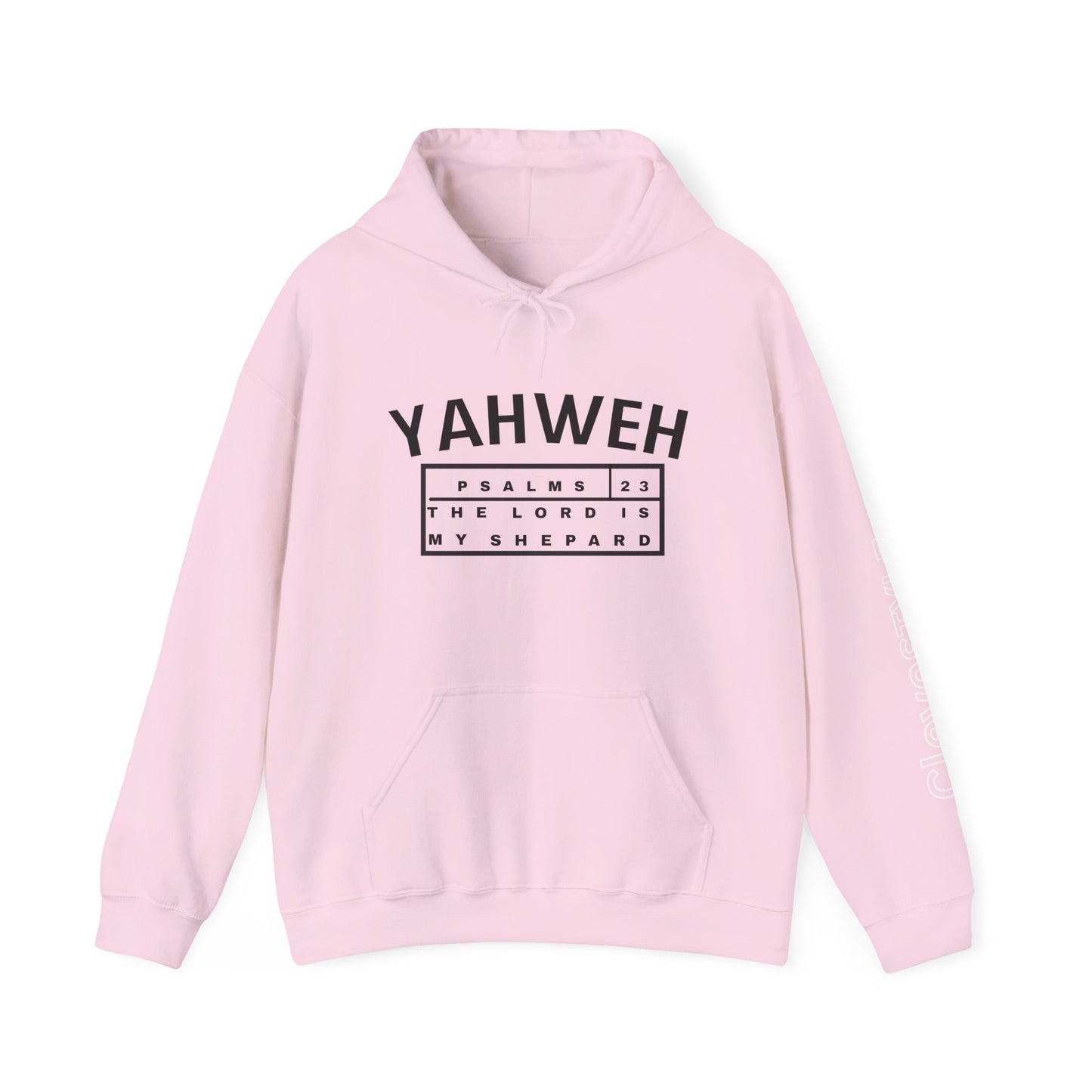 Yahweh Psalms 23 Hoodie – "The Lord is My Shepherd" Faith Sweatshirt