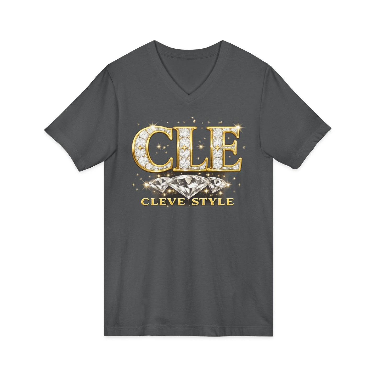 CLE 'Cleve Style' V-Neck Tee - Cleveland City Pride Graphic Shirt