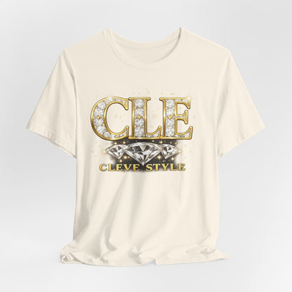 CLE Bling Tee - "Cleve Style" Diamond Graphic T-Shirt