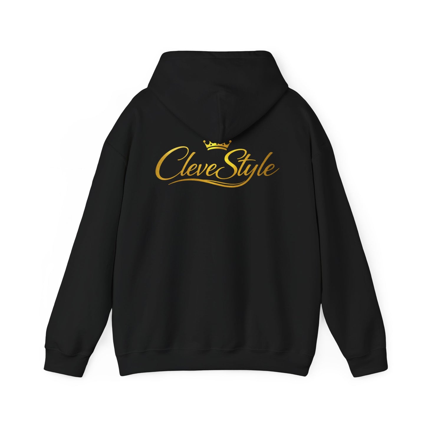 Copy of Clevestyle Gold Script Hoodie — Premium Logo Back Print