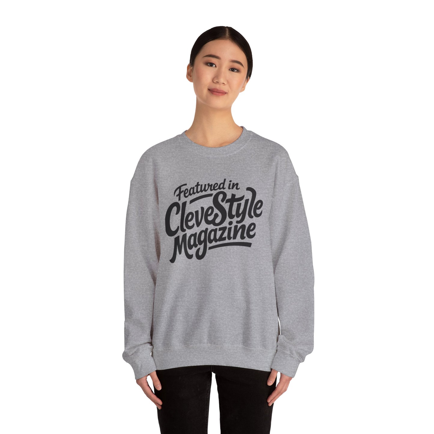 Copy of Copy of Featured in CleveStyle Magazine Crewneck Sweatshirt